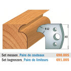 Paar profielmessen 40 mm nr. 5