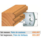 Paar profielmessen 40 mm nr. 7