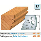 Paar profielmessen 40 mm nr. 122