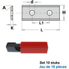 HWM wisselmessen 50mm (per 2 st.)L=50x12x1,5*Z=2 KCR08 / S1920*10 stuks21 x 68 x