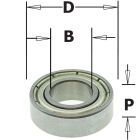 Lager D2=16 D3=8 DI/EP=5