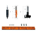 5-delige frezenset in pvc kistje, HWS=8mm* 5 profielfrezen*