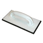 Kunststofspaan 250 x 130 x 8 mm met zwart rubber