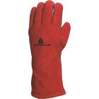 CA515R  10  Rood LASHANDSCHOEN VAN HITTEBESTENDIG SPLIT RUNDLEDER ROOD