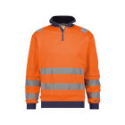 SWEATER DENVER PESCO84 (280 gr) ORANJE/MARINEBLAUW M