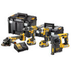 18V XR BRUSHLESS 4 STUKS KIT TSTAK