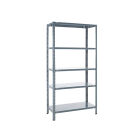 METALEN OPBERGREK 180x90x40 5 LEGBORDENGRIJS