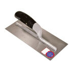 Plakspaan 280 x 130 x 1,0 mm met kunststof handgreep zwart - staal