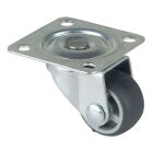 MEUBELROL ZWENKWIEL RUBBER D25MM TOT 15KG 40X40