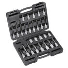 1/2  SPLINE XZN DOPPENSET 28-DELIGE INPVC KOFFER