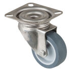 INOX ZWENKWIEL GLIJLAGER RUBBER GRIJS