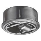 KLOK MET WIEL PVC ZWART 52MM