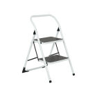 TRAPLADDER 2 BREDE TREDEN WIT