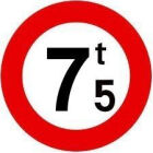 C21 Verkeersbord d. 700mmT250 HI klasse2