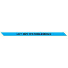 WAARSCH.L. BLAUW 40X0.1X250LET OP! WATERLEIDING