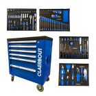 GEREEDSCHAPSWAGEN  200-DELIG 6 LADES 4 GEVULD