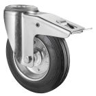 TRANSPORTWIEL 200MM TOT 200KG ZWENKWIELMET REM