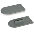 Cabineo afdekkappen, 100 stuks, RAL 7005musigrijs