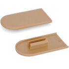 Cabineo afdekkappen, 100 stuks, RAL 1011bruinbeige