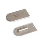 Cabineo afdekkappen, 100 stuks, metaalkleur, zilver