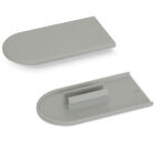 Cabineo afdekkappen, 100 stuks, RAL 7040raamgrijs