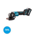 ACCU HAAKSE SLIJPER 125mm XGT 40V MAX +2xBL4040 + DC40RA + MAKPAC