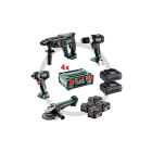 Accu combo set 18 V pack 4 SB 18 LT BL +SSD LT BL + KH + W 9-125 18v Li 18v 4x5,