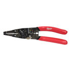 Wire stripping plier with crimper