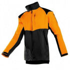 WERKJAS GRIJS/FLUO ORANJE L 1SKA ZONDERBESCHERMING