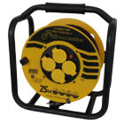 KABELHASPEL 25M VOLLEDIG GESLOTEN STATIEF 3G2.5