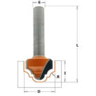 Klassieke profielfrees D=12,7 I=12.7 R=1.2 PROF=B S=O8 Q=HW