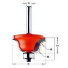 Profielfrees met geleidelager D=34,2 I=13 R=4.8 - 3.6 S=O8 Q=HW