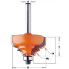 Profielfrees met kogellager, HWD=35 x 18.5mm* R=6,4 L=59* S=8 Z2*5,6 x 5,6 x 10,