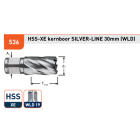 HSS-XE KERNBOOR 25x30 SILVER-LINEUNIVERSEEL 19