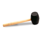 RUBBER HAMER, ZWART 500 gr.