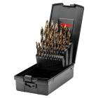 SET BOREN FLOWSTEP DIN338 HSSCo 25-DELIGIN ROSEBOX