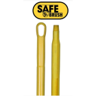 borstelsteel geel, Glasfiber versterkt,1.50M x32 mm