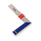 SCHRIJNWERKERSWINKELHAAK 300MM METVERSTEK RVS BLAD MET MM-MAATINDELING