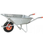 120L, bak + onderstel vuurverzinkt, 1,3mm, kip- en steunbeugel, aangelaste pote