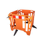 SET WERFHEKKENS 4 STUKS ORANJE