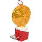 WERFPINKLAMP 6LED KUNSTSTOF ROOD/WIT